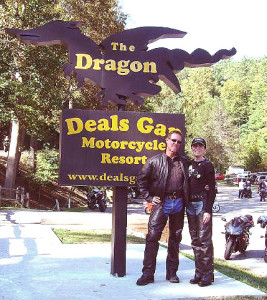 Photo - Smoky Mountain Rider and BMW Girl at the Tail of the Dragon
