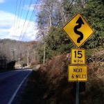 Photo - 15 mph road sign