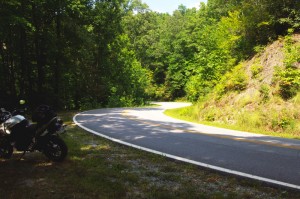 Photo-motorcycle-curves-on Sliversteen-Rd-NC