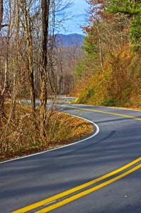 Photo-section of Hookers Gap Road