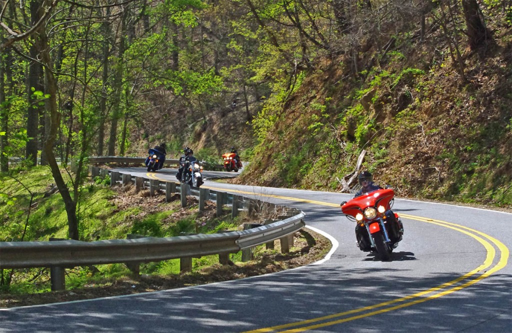 Great Motorcycle Rides in North Carolina - NC 209, a.k.a. "The Rattler" This is some of the best motorcycle riding you'll find in the world. These riders are looping back to NC 209 on NC 63.This is some of the best motorcycle riding you'll find in the world. These riders are looping back to NC 209 on NC 63.