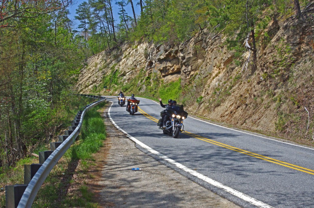 Great Motorcycle Rides in North Carolina - NC 209 The Rattler