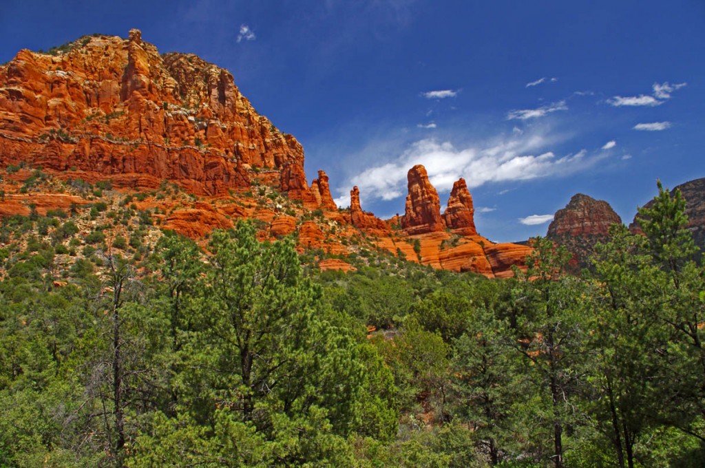 Motorcycle Rides in Arizona: Sedona, Scottsdale area - View from the Chapel of the Holy Cross