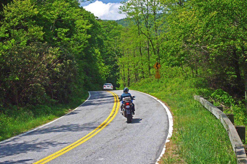 Great Motorcycle Rides in North Carolina - Pisgah Triangles -