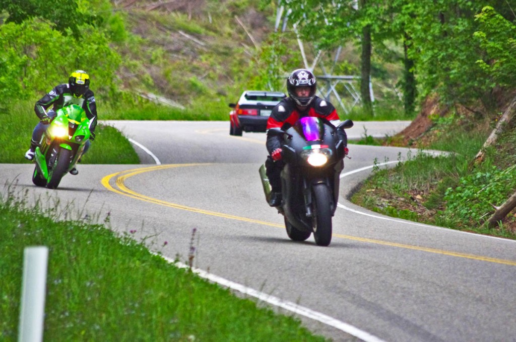 Blue Ridge Parkway to Tail of the Dragon Map - riders come from around the world to experience the Dragon at Deals Gap.