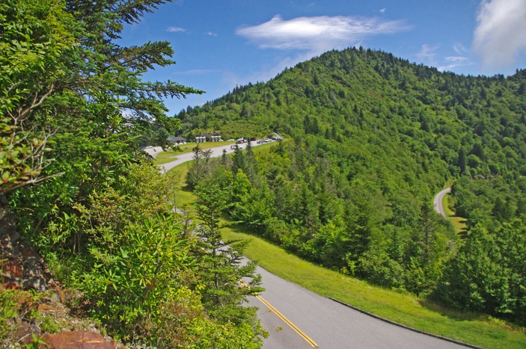 Best Blue Ridge Parkway Overlooks by Motorcycle - Waterrock Knob