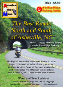 Map #5 - The Best Roads North and South of Asheville, NC