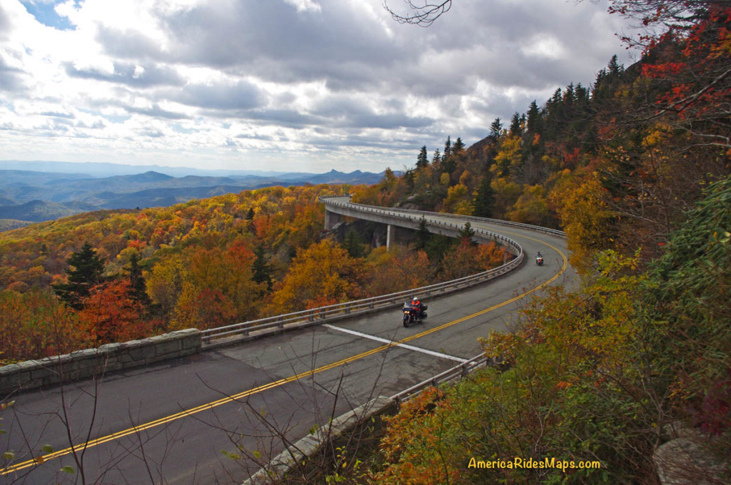 Blue Ridge Parkway Linn Cove Viaduct Fall