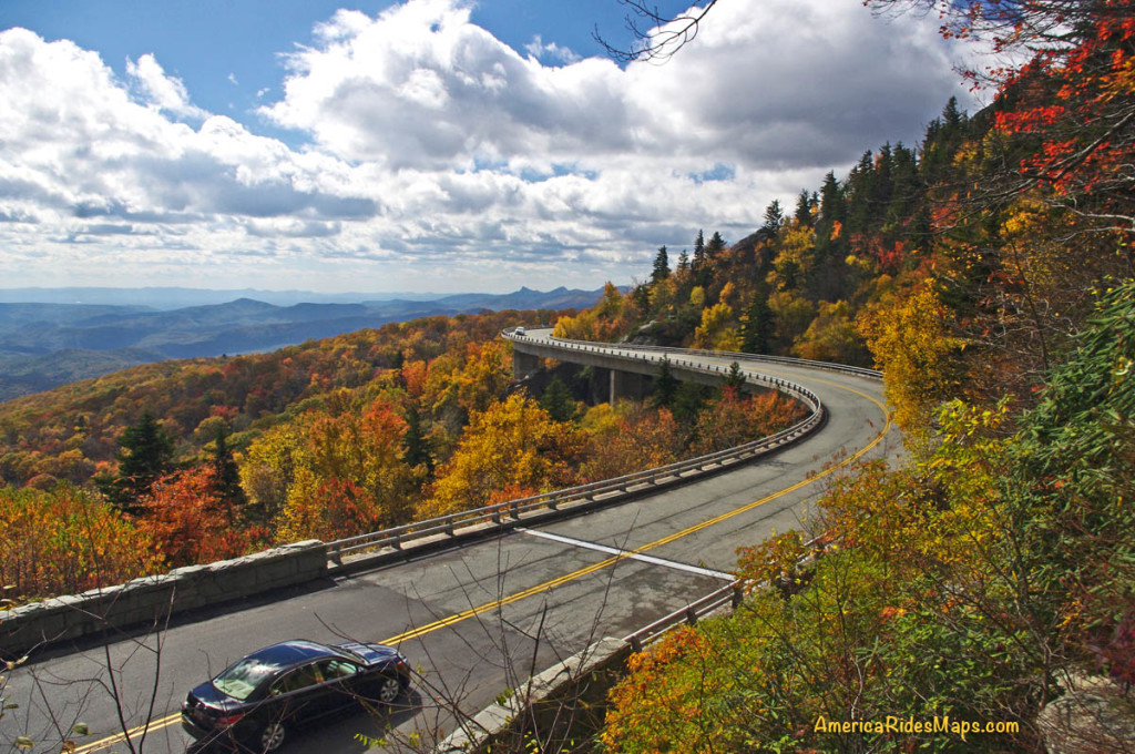 Linn Cove Viaduct Fall Colors