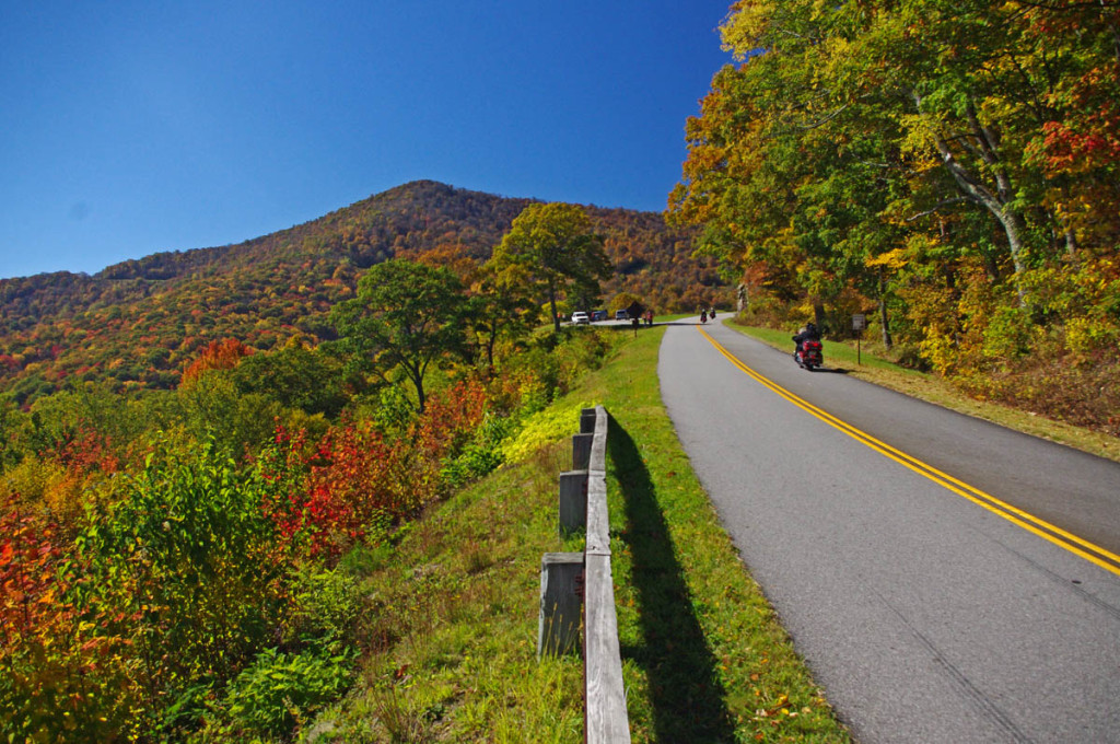 Fall Colors on the Blue Ridge Parkway near Waynesville