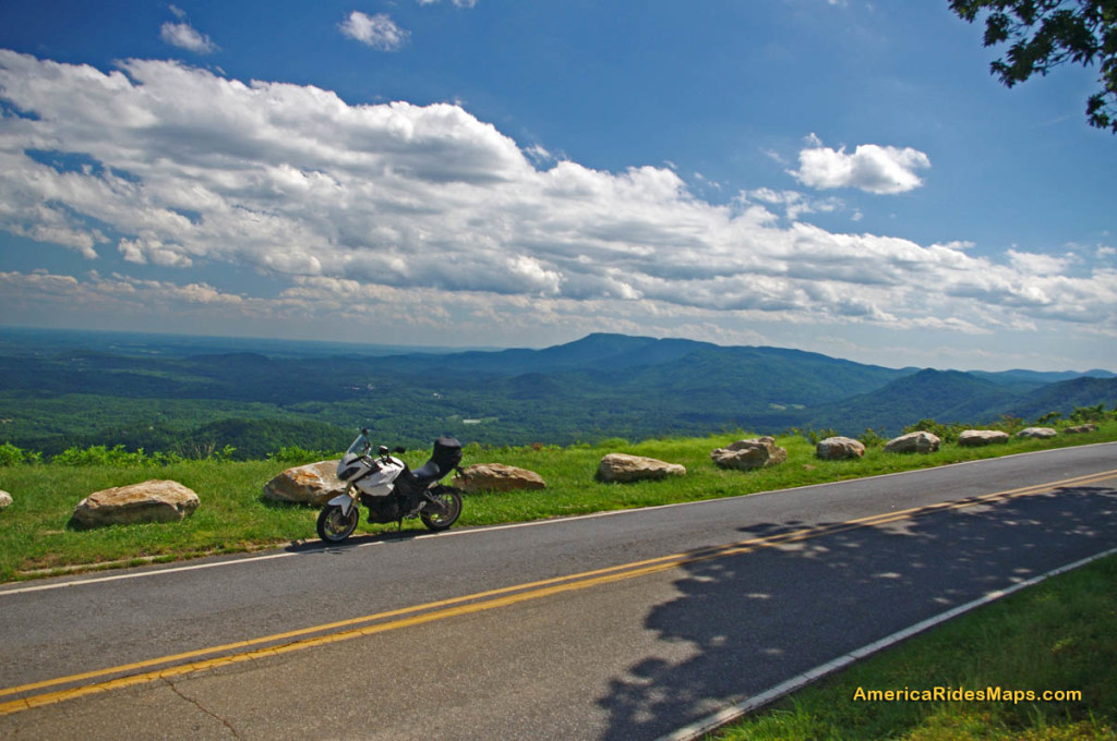 Blue Ridge Motorcycle Rides - Whiteoak Mountain Road