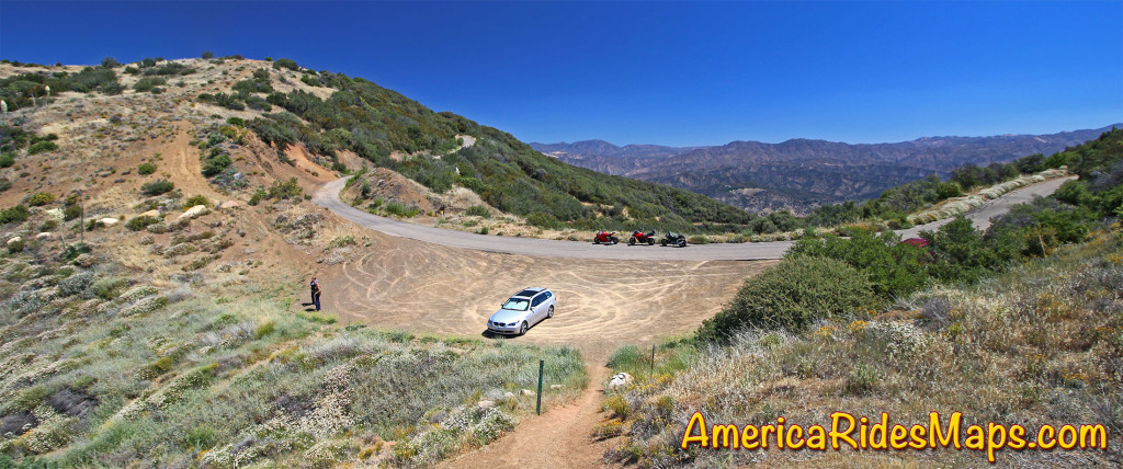 East Camino Cielo Road - A stop to savor the views