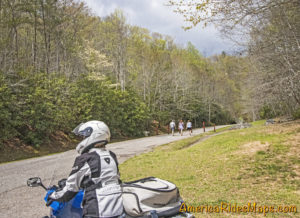 Road to Nowhere end Motorcycle Ride