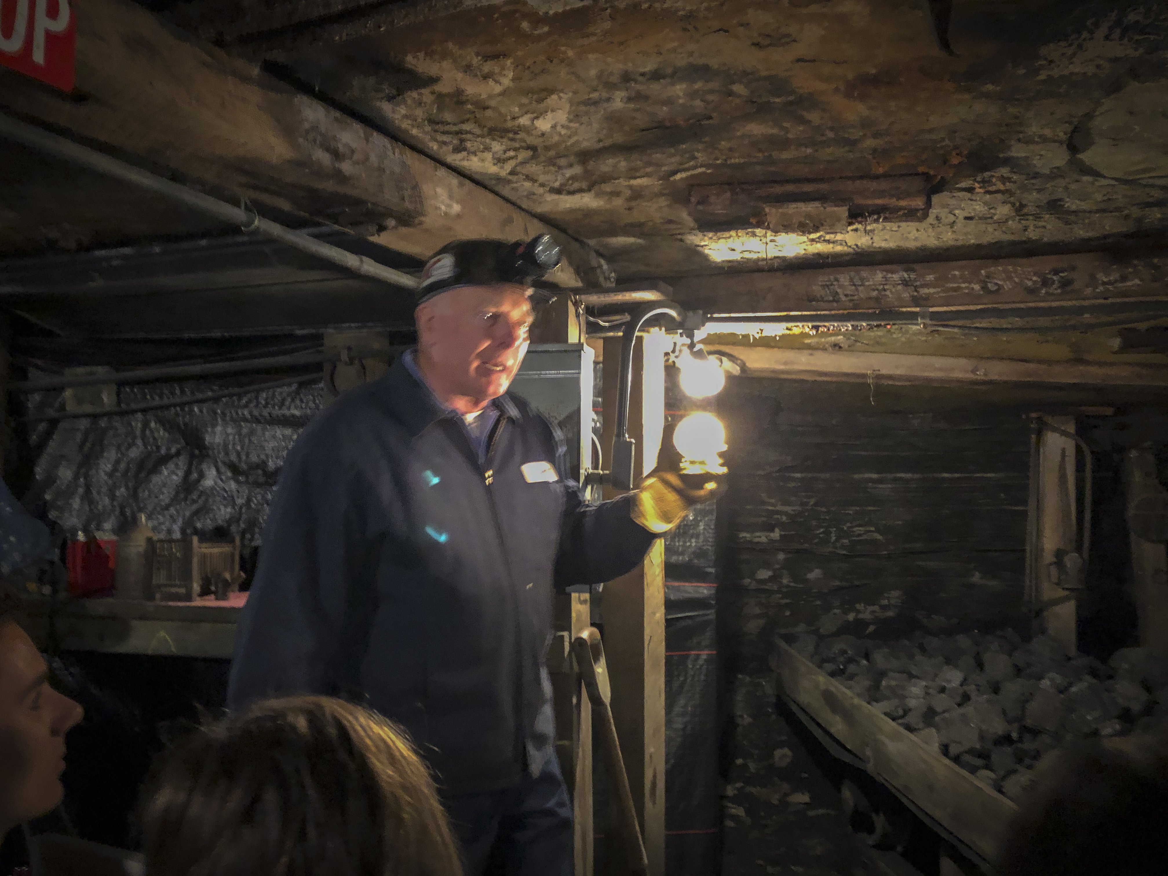 Inside a coal mine