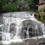 Great Motorcycle Rides in North Carolina - Pisgah Triangles -NC-215-cathedral-falls